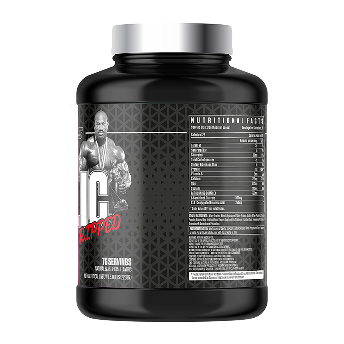DEXTER JACKSON BLACK SIGNATURE SERIES ANABOLIC RIPPED WHEY
