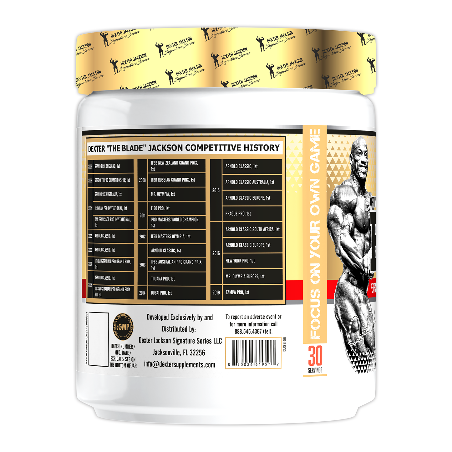Dexter Jackson Gold Signature Series BCAA | 30 Servings - Fruit Punch
