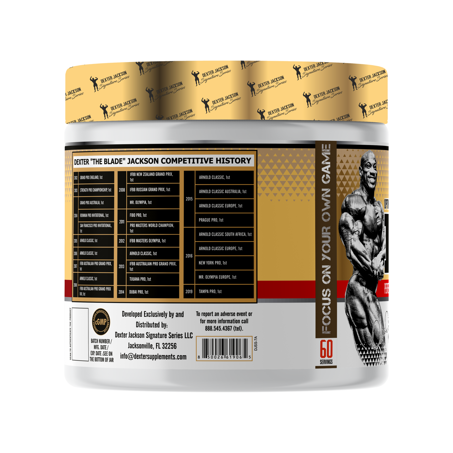 Dexter Jackson Gold Signature Series BCAA | 60 Servings - Fruit Punch