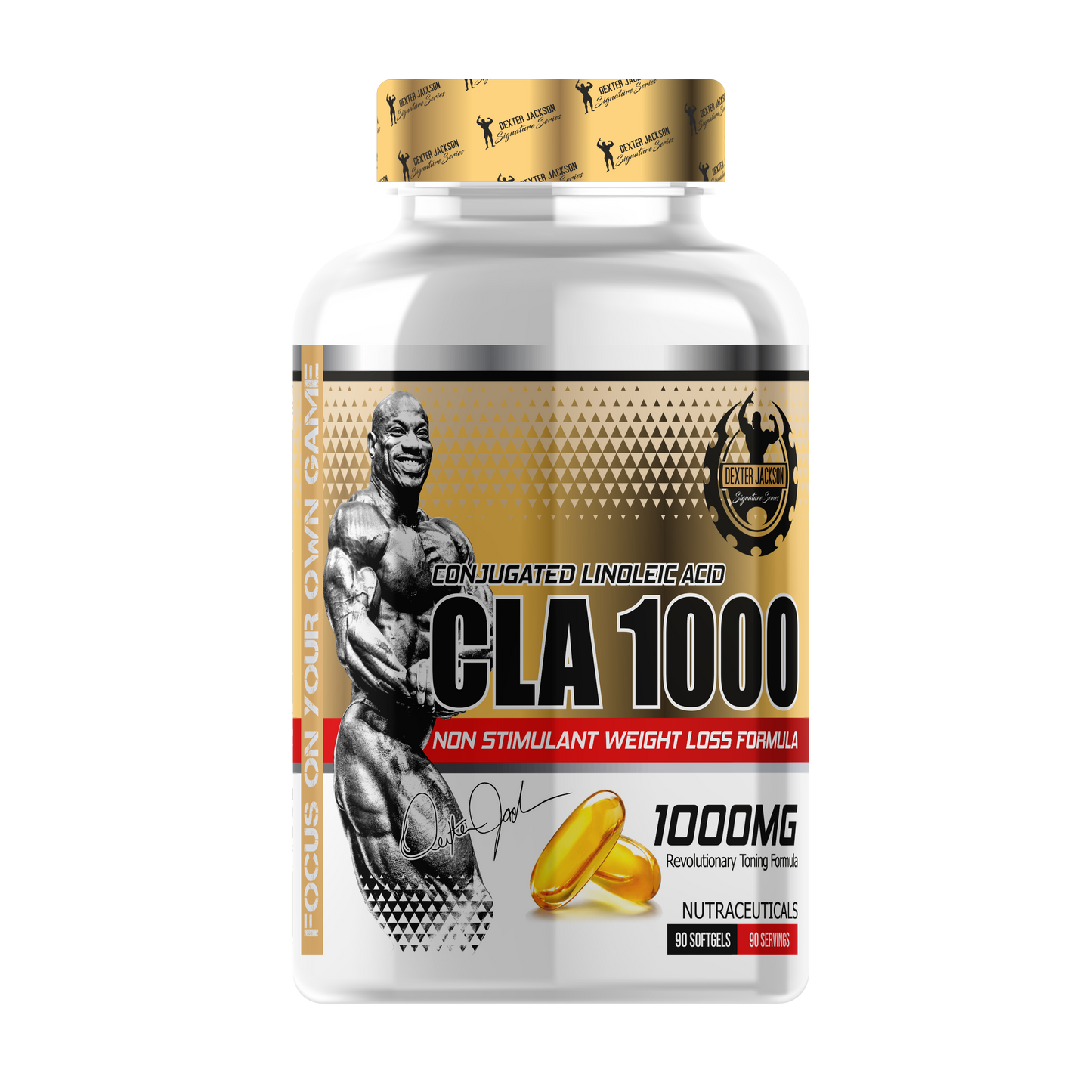 Dexter Jackson Gold Signature Series CLA 1000mg 90 Softgels My Store