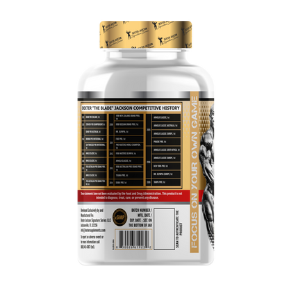 Dexter Jackson Gold Signature Series CLA 1000mg 90 Softgels My Store