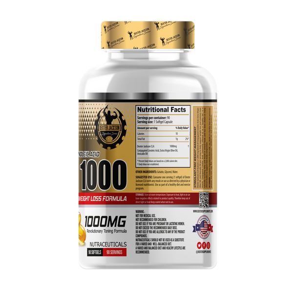 Dexter Jackson Gold Signature Series CLA 1000mg 90 SOFTGELS