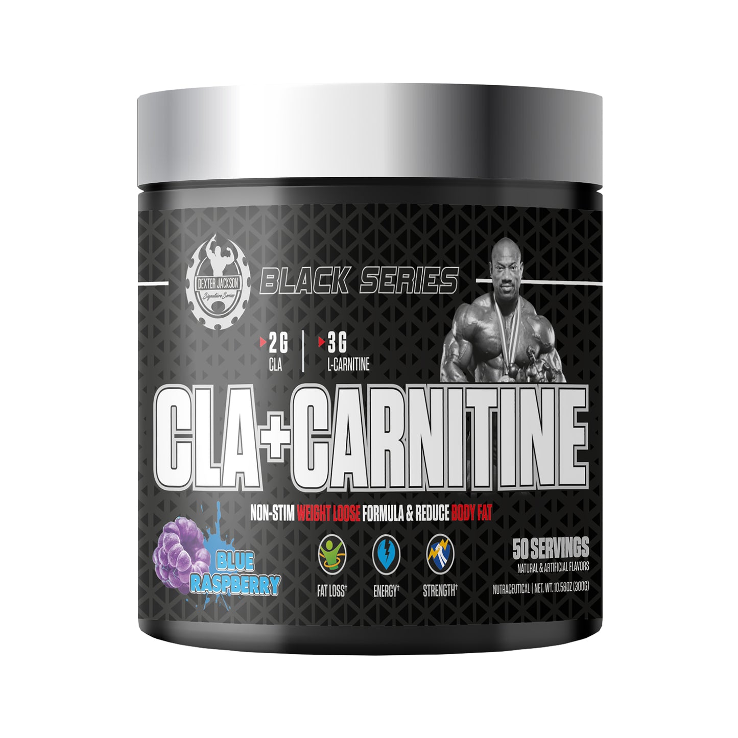 Dexter Jackson Black Signature Series CLA + Carnitine - Blue Raspberry