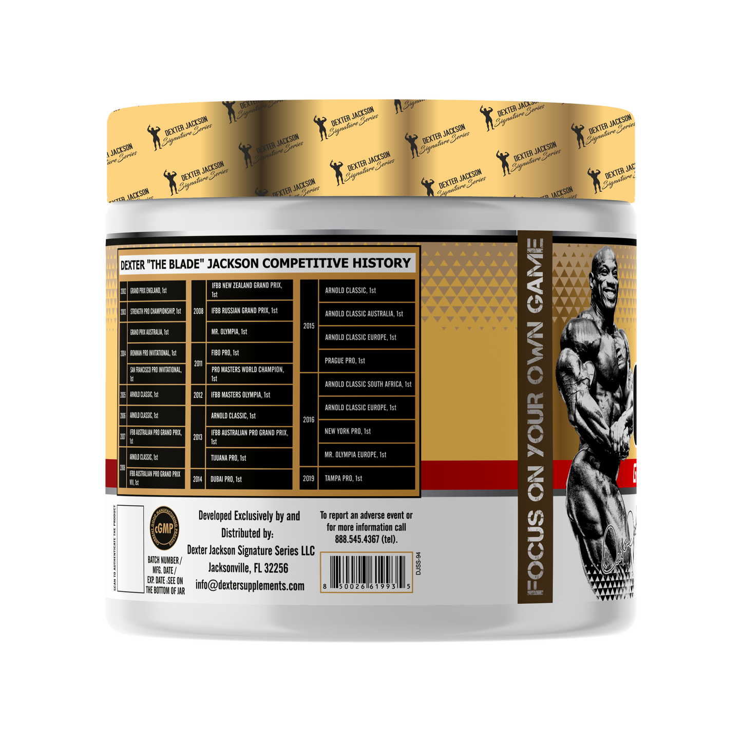 Dexter Jackson Gold Signature Series Carbo Plus 2 LBS - Orange