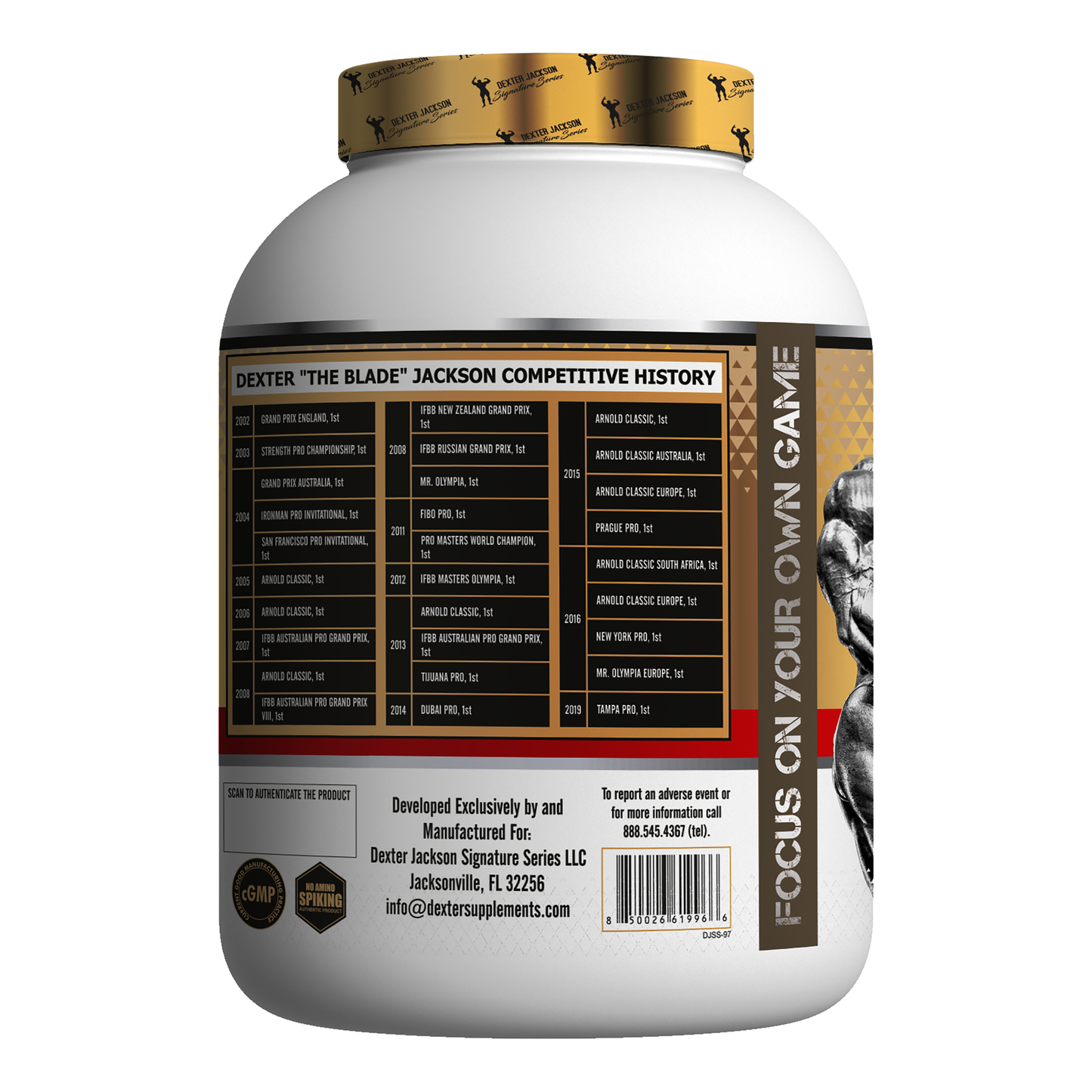 Dexter Jackson Gold Signature Series Carbo Plus 5 LBS - Mango