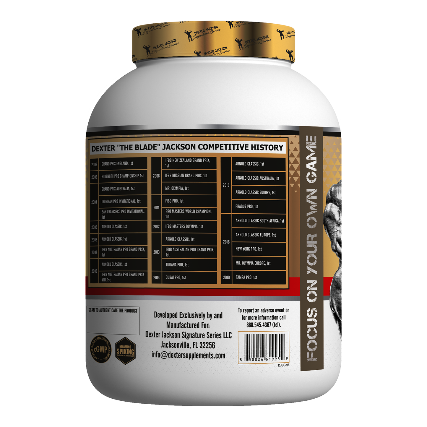 Dexter Jackson Gold Signature Series Carbo Plus 5 LBS - Orange