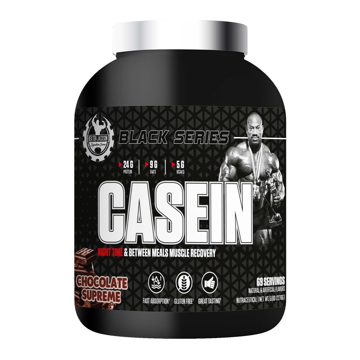 Dexter Jackson Black Signature Series Casein Protein - Chocolate Supreme