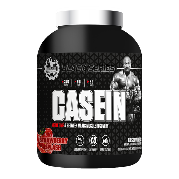 Dexter Jackson Black Signature Series Casein Protein - Strawberry