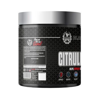 Dexter Jackson Black Series Citrulline Malate 125 Servings, 250g - Premium Nitric Oxide Support for Improved Blood Flow and Workout Performance