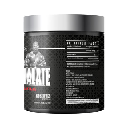 Dexter Jackson Black Series Citrulline Malate 125 Servings, 250g - Premium Nitric Oxide Support for Improved Blood Flow and Workout Performance
