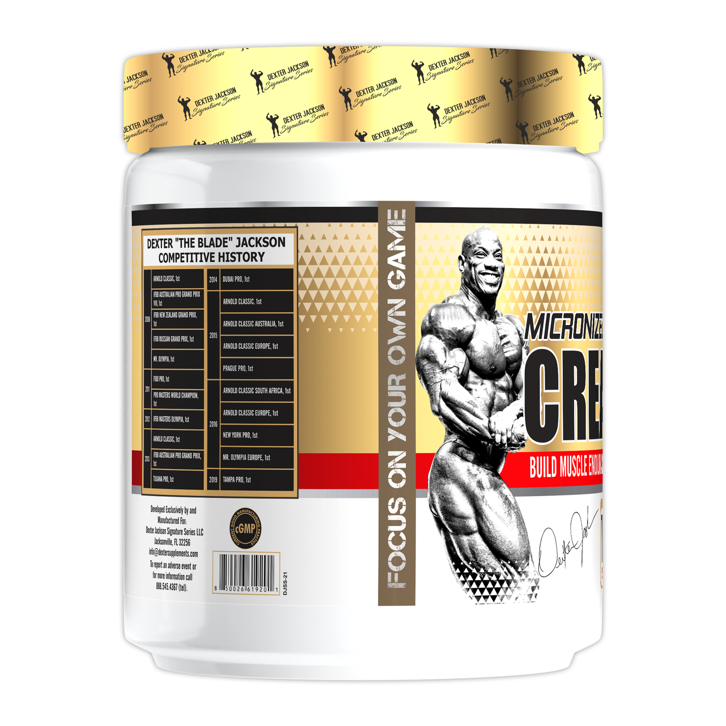 Dexter Jackson Gold Signature Series Micronized Creatine
