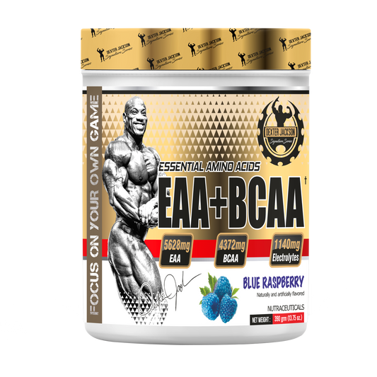 Dexter Jackson Gold Signature Series EAA + BCAA 30 SERVING - Blue Raspberry