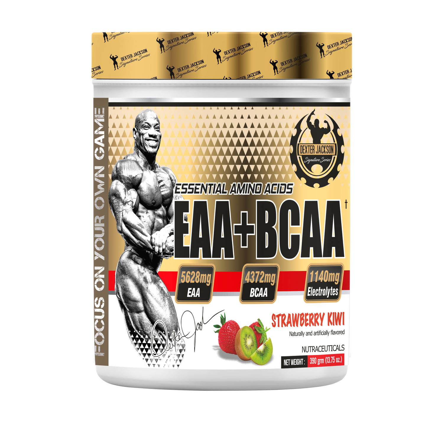 Dexter Jackson Gold Signature Series EAA + BCAA 30 SERVING - Strawberry Kiwi