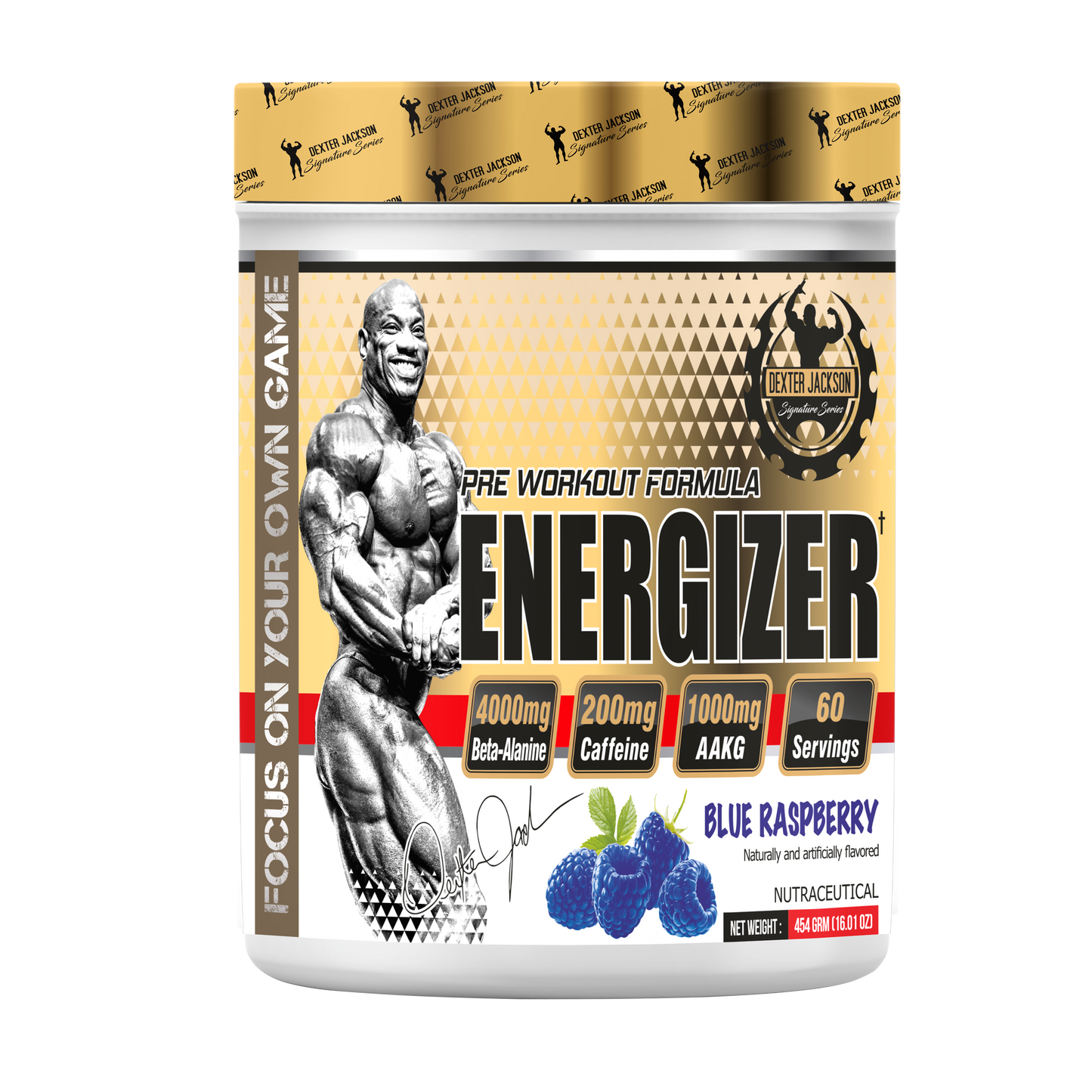 Dexter Jackson Gold Signature Series Energizer Pre Workout 60 Serving DEXTER JACKSON