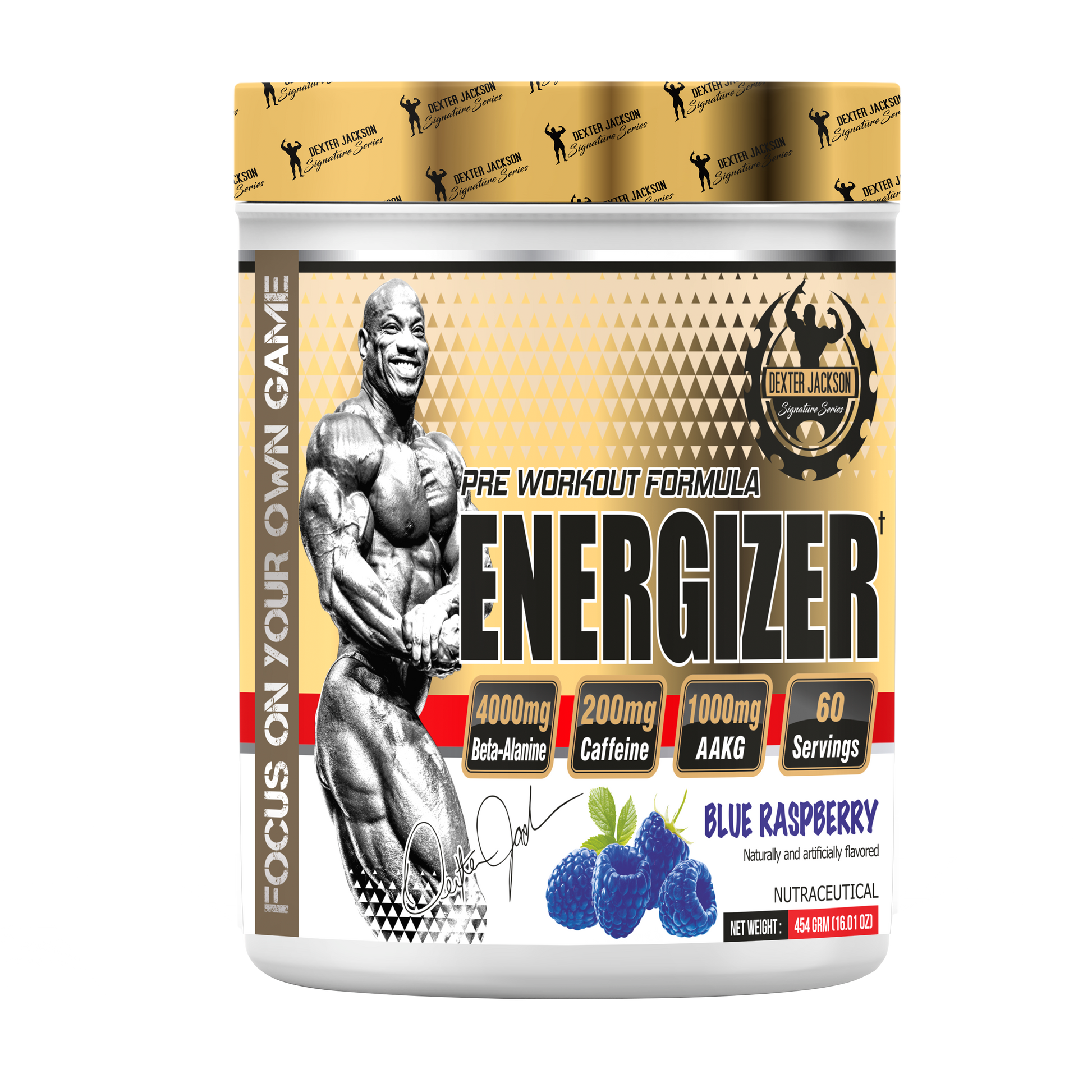 Dexter Jackson Gold Signature Series Energizer Pre Workout 60 Serving DEXTER JACKSON