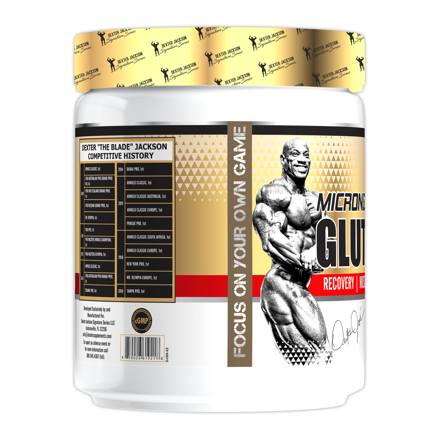 Dexter Jackson Gold Signature Series Glutamine 60 SERVING