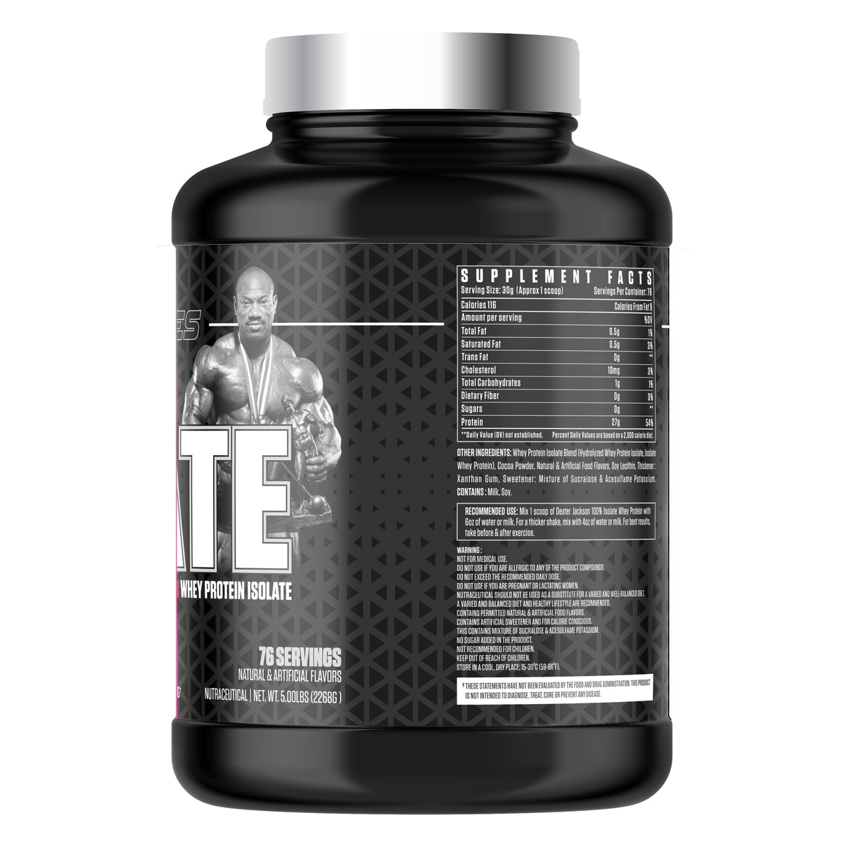 Dexter Jackson Black Signature Series Hydrolyzed Whey Protein Isolate (Cafe Latte)