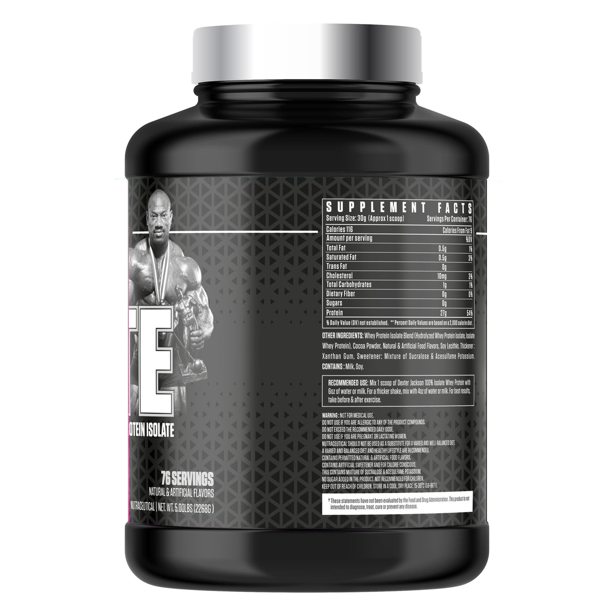 Dexter Jackson Black Signature Series Hydrolyzed Whey Protein Isolate (Chocolate Shake)