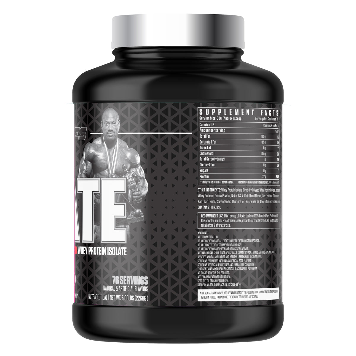 Dexter Jackson Black Signature Series Hydrolyzed Whey Protein Isolate (Cookies & Cream)