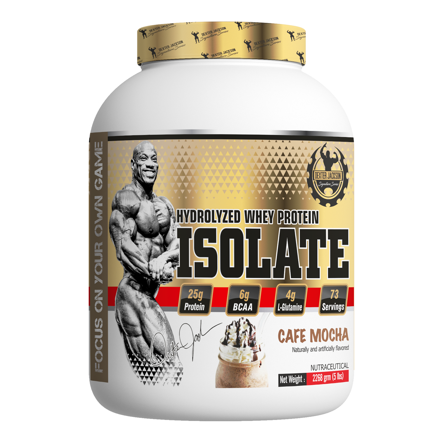 Dexter Jackson Gold Signature Series Isolate Protein 5 LBS - Cafe Mocha