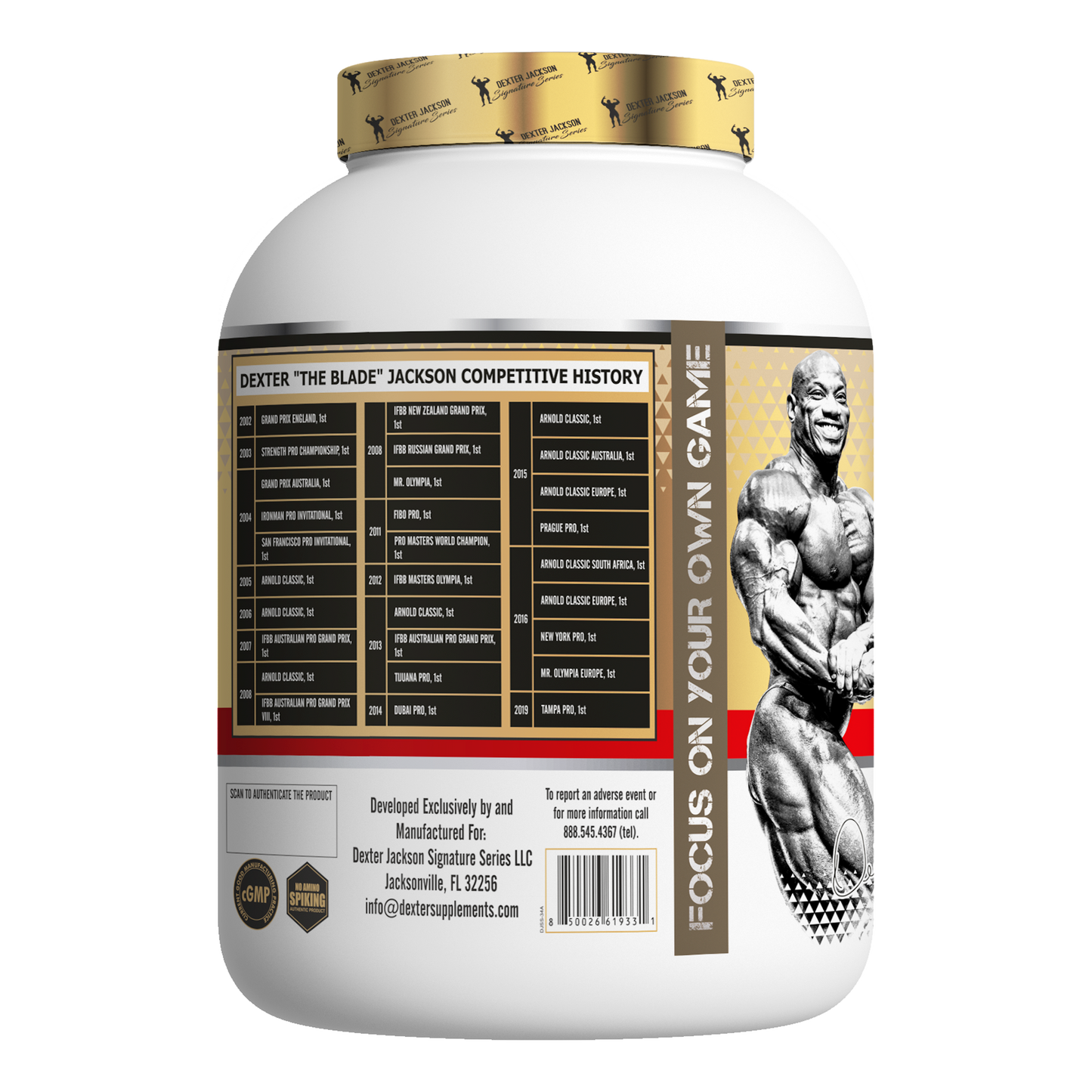 Dexter Jackson Gold Signature Series Isolate Protein 5 LBS - Cafe Mocha
