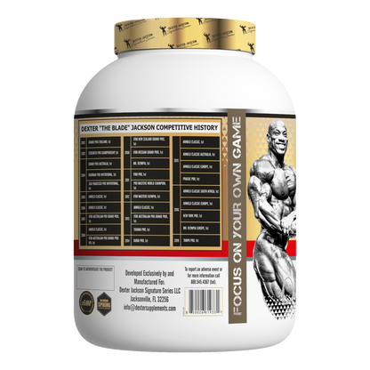 Dexter Jackson Gold Signature Series Isolate Protein 5 LBS - Cafe Mocha