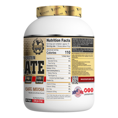 Dexter Jackson Gold Signature Series Isolate Protein 5 LBS - Cafe Mocha