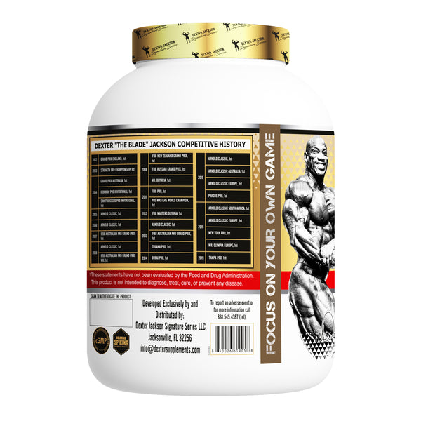 Dexter Jackson Gold Signature Series Isolate Protein 5 LBS - Gourmet Chocolate