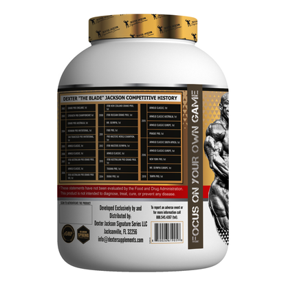 Dexter Jackson Gold Signature Series Isolate Protein 5 LBS (Gourmet Chocolate)