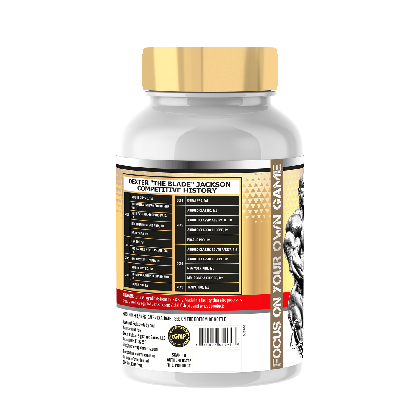 Dexter Jackson Gold Signature Series Korean Ginseng