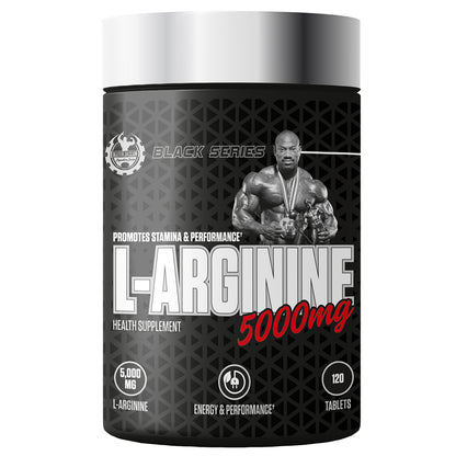 Dexter Jackson Black Series L Arginine Promotes Stamina & Performance 5000 Mg | 120 Tablets DEXTER JACKSON