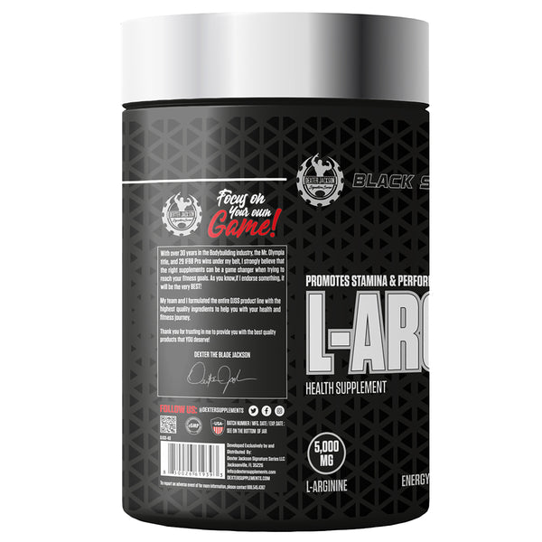 DEXTER JACKSON BLACK SERIES L ARGININE 5000 MG 120 TABLETS