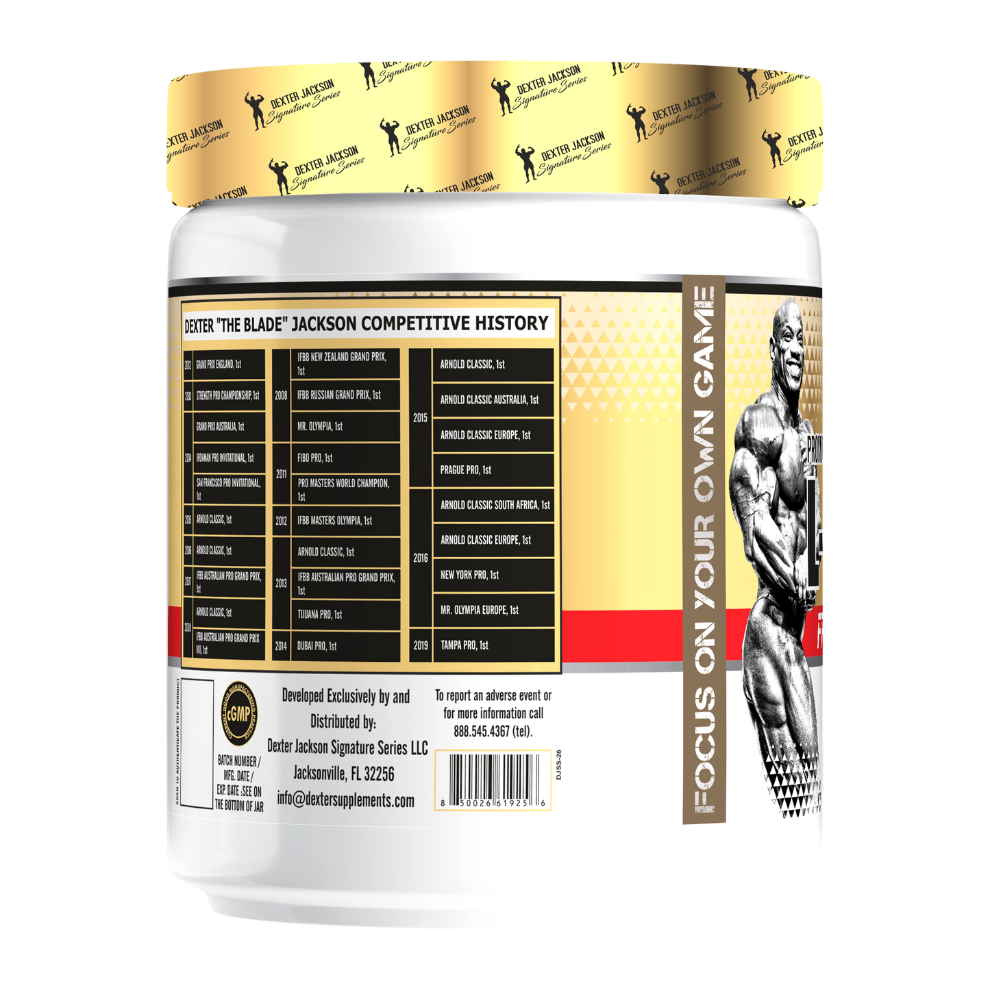 Dexter Jackson Gold Signature Series L-Arginine 180 TABLETS