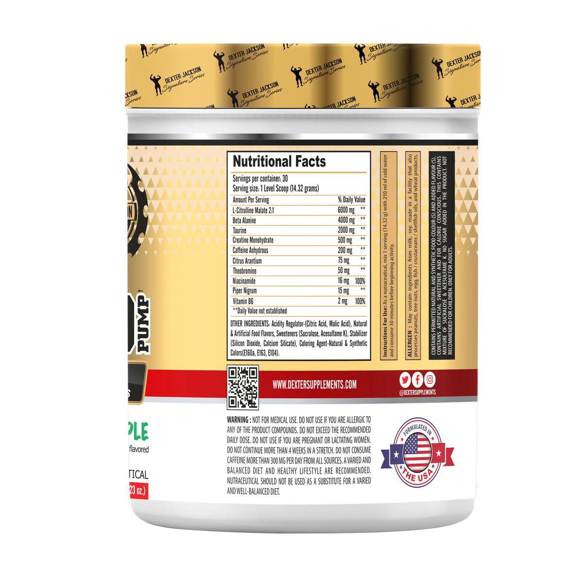 Dexter Jackson Gold Signature Series Whey Proteins