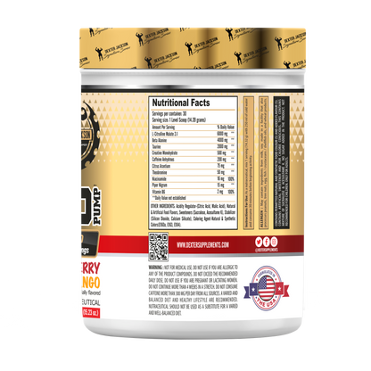 Dexter Jackson Gold Signature Series Legend Pump Pre Workout 30 Servings - Strawberry Mango