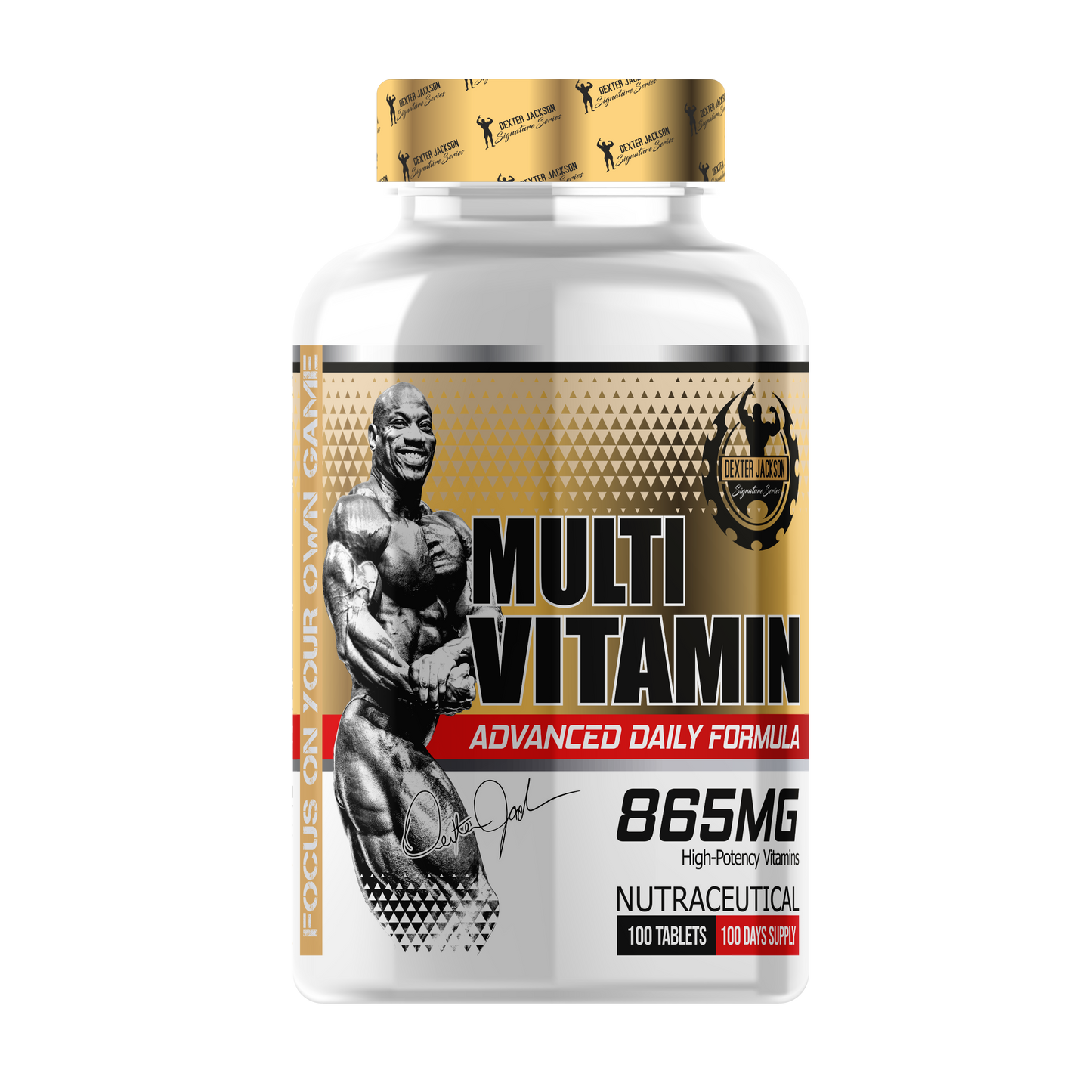 Dexter Jackson Gold Signature Series Multivitamin | Daily Immunity, Energy & Wellness Support 100 TABLETS