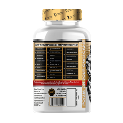 Dexter Jackson Gold Signature Series Multivitamin | Daily Immunity, Energy & Wellness Support 100 TABLETS