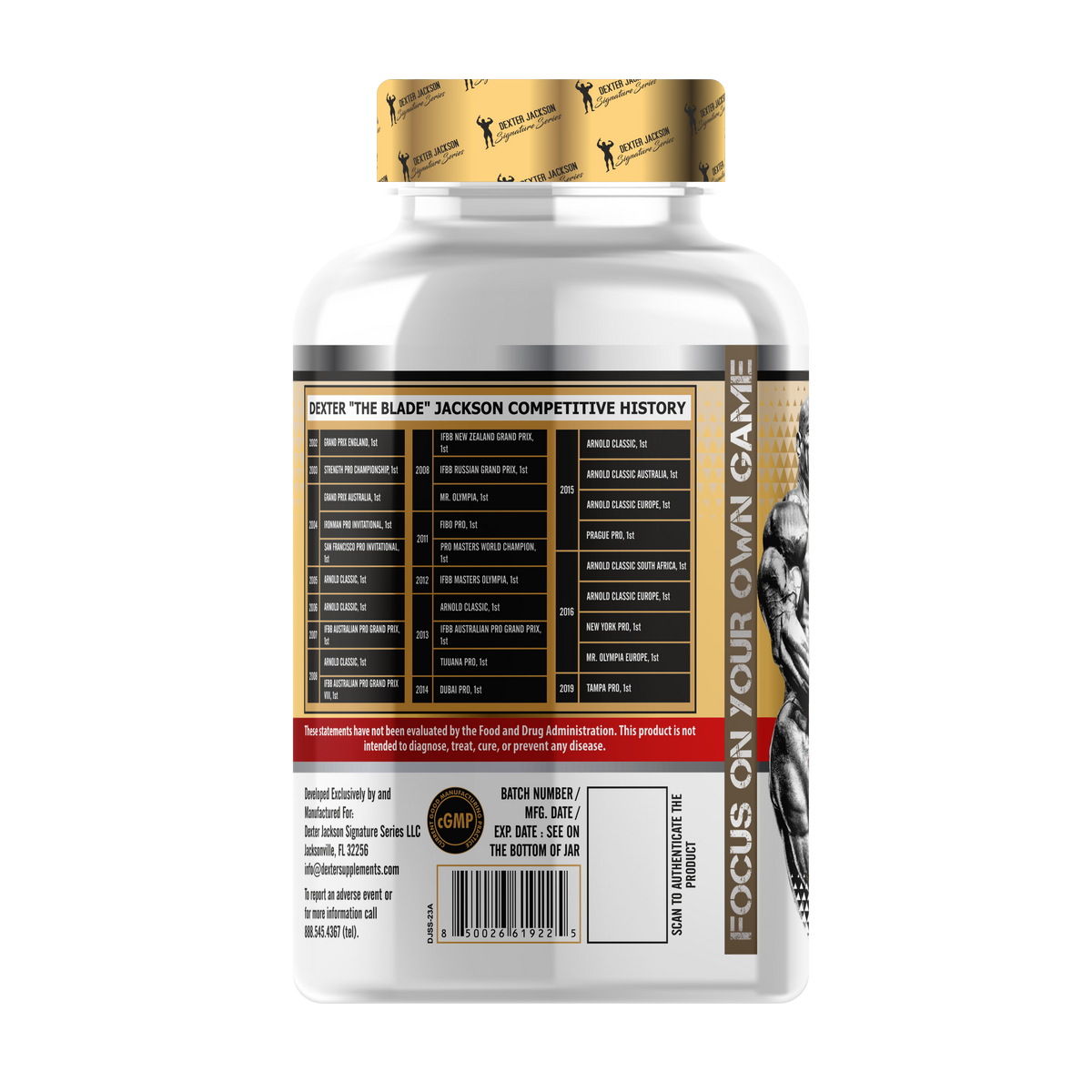 Dexter Jackson Gold Signature Series Whey Combo