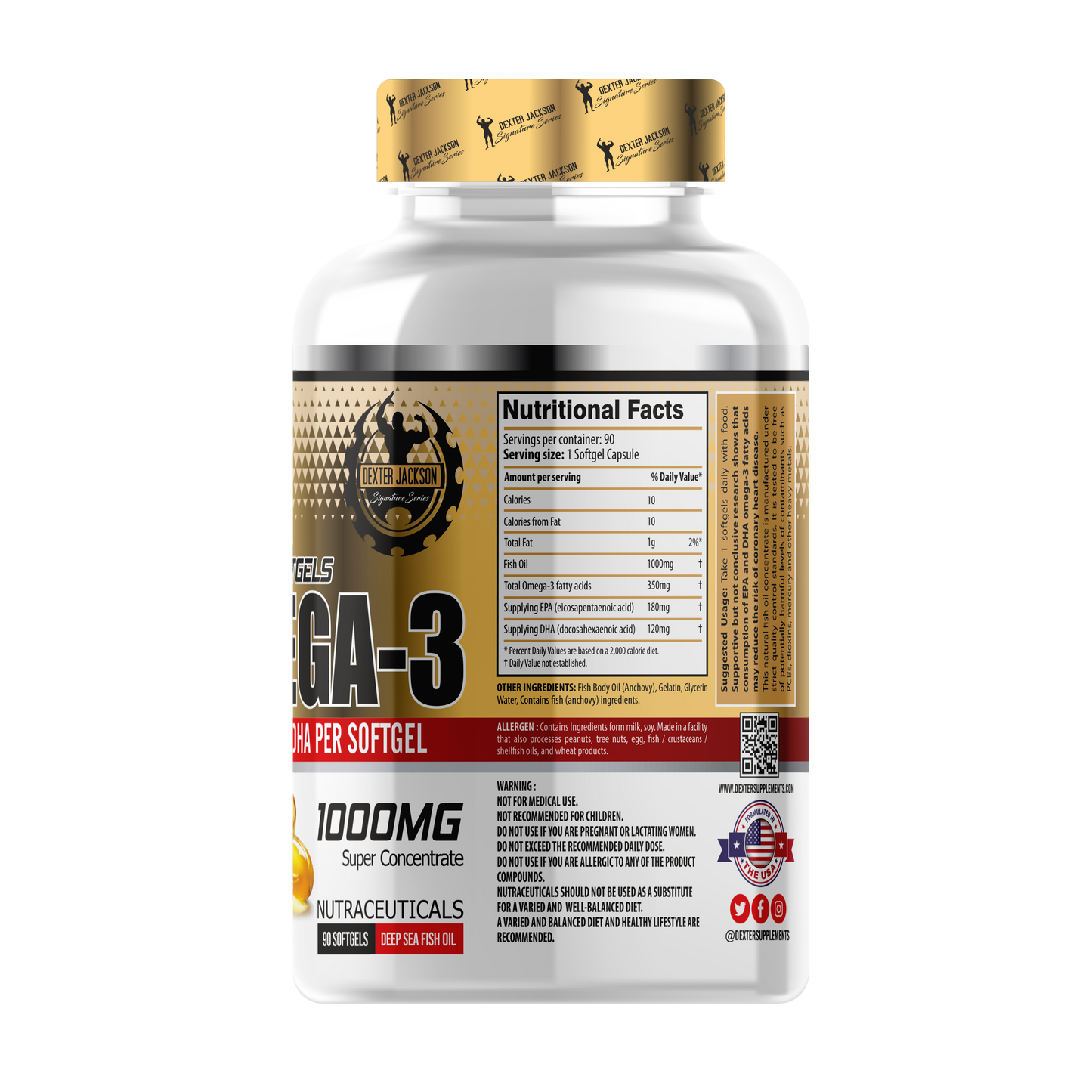 Dexter Jackson Gold Signature Series Whey Proteins