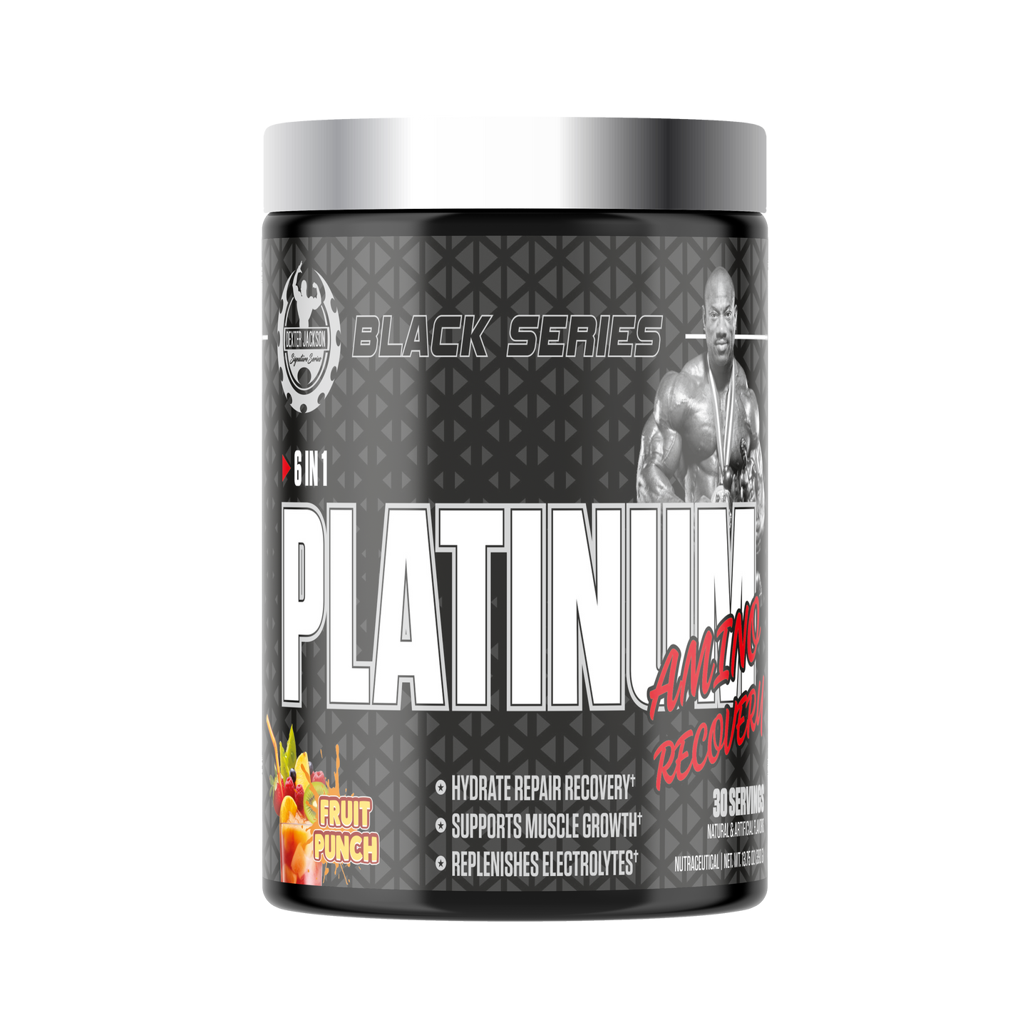 Dexter Jackson Black Signature Series Platinum Amino Recovery - Fruit Punch