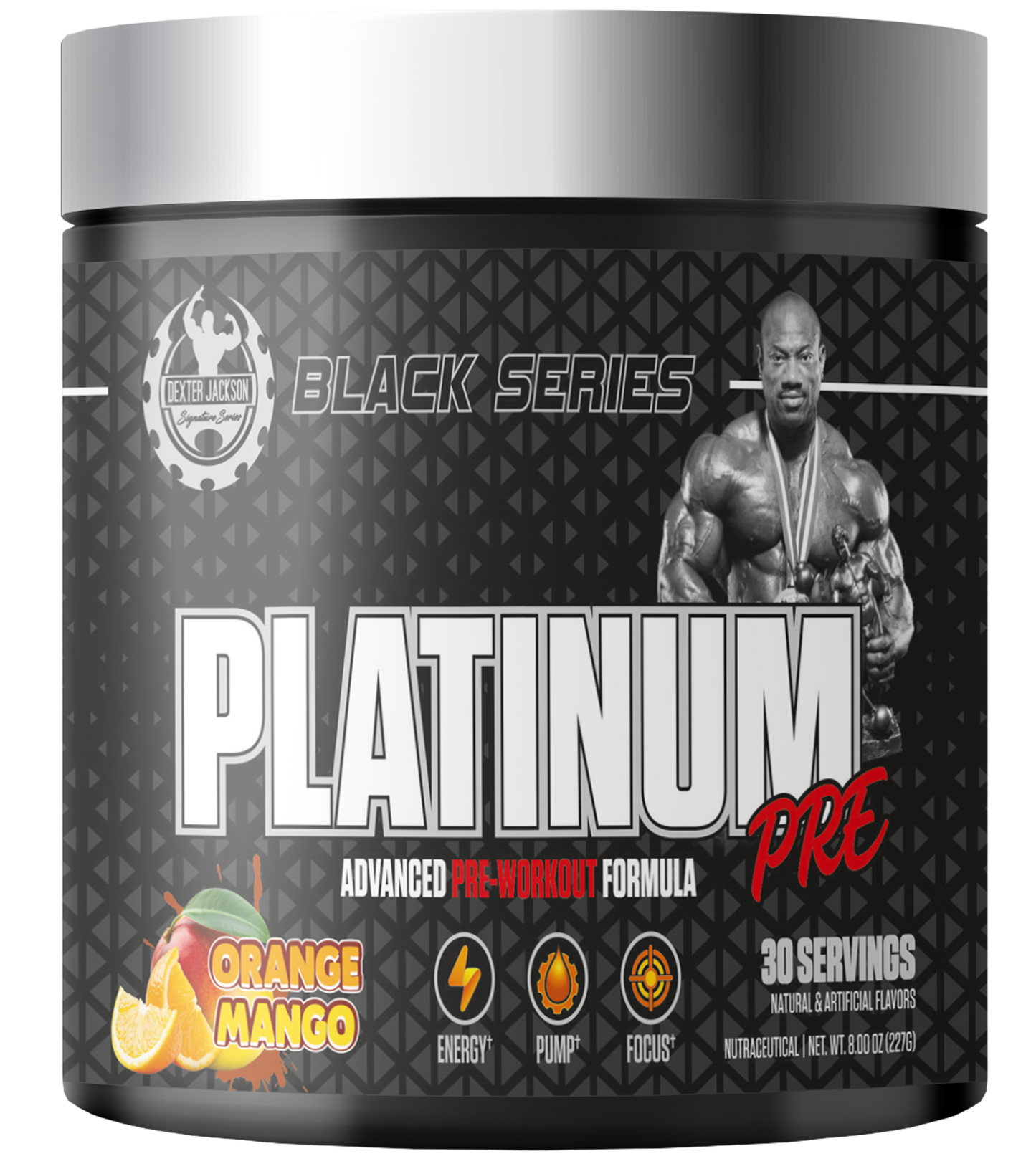 Dexter Jackson Black Signature Series Platinum Pre Workout DEXTER JACKSON