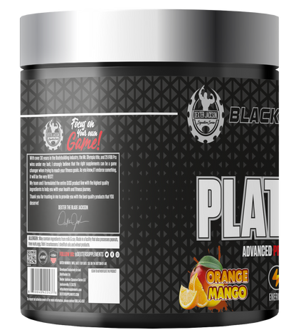 Dexter Jackson Black Signature Series Platinum Pre Workout DEXTER JACKSON