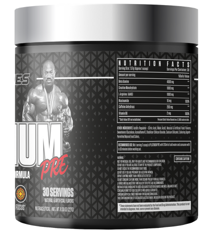 Dexter Jackson Black Signature Series Platinum Pre Workout DEXTER JACKSON