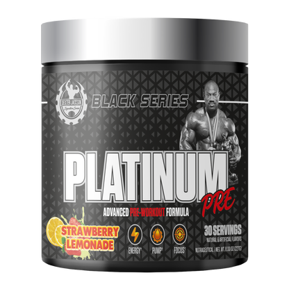 Dexter Jackson Black Signature Series Platinum Pre Workout - Strawberry Lemonade