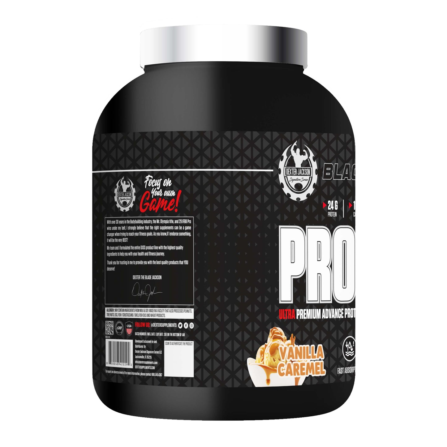 Dexter Jackson Black Signature Series Protein & Oats - Vanilla Caremel