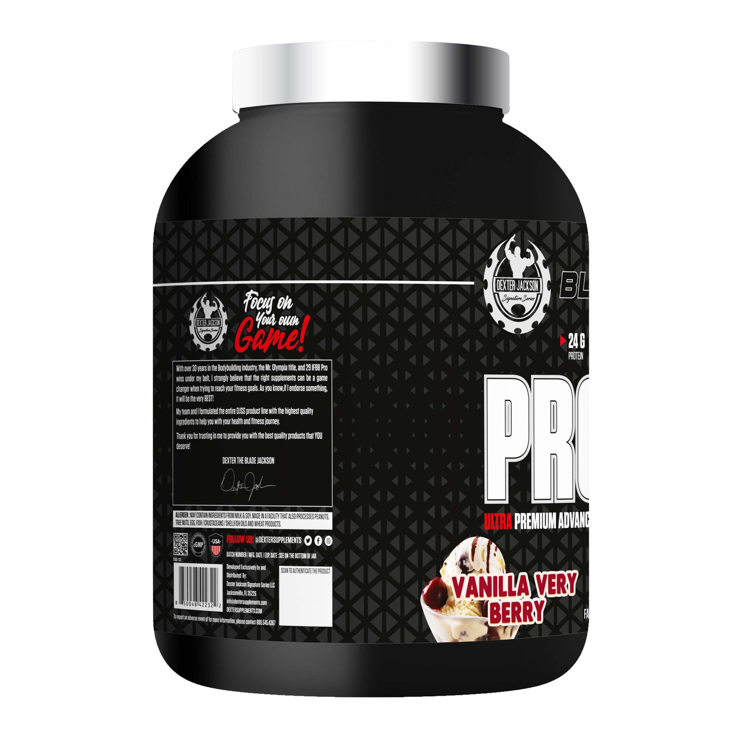 Dexter Jackson Black Signature Series Protein & Oats - Vanilla Very Berry