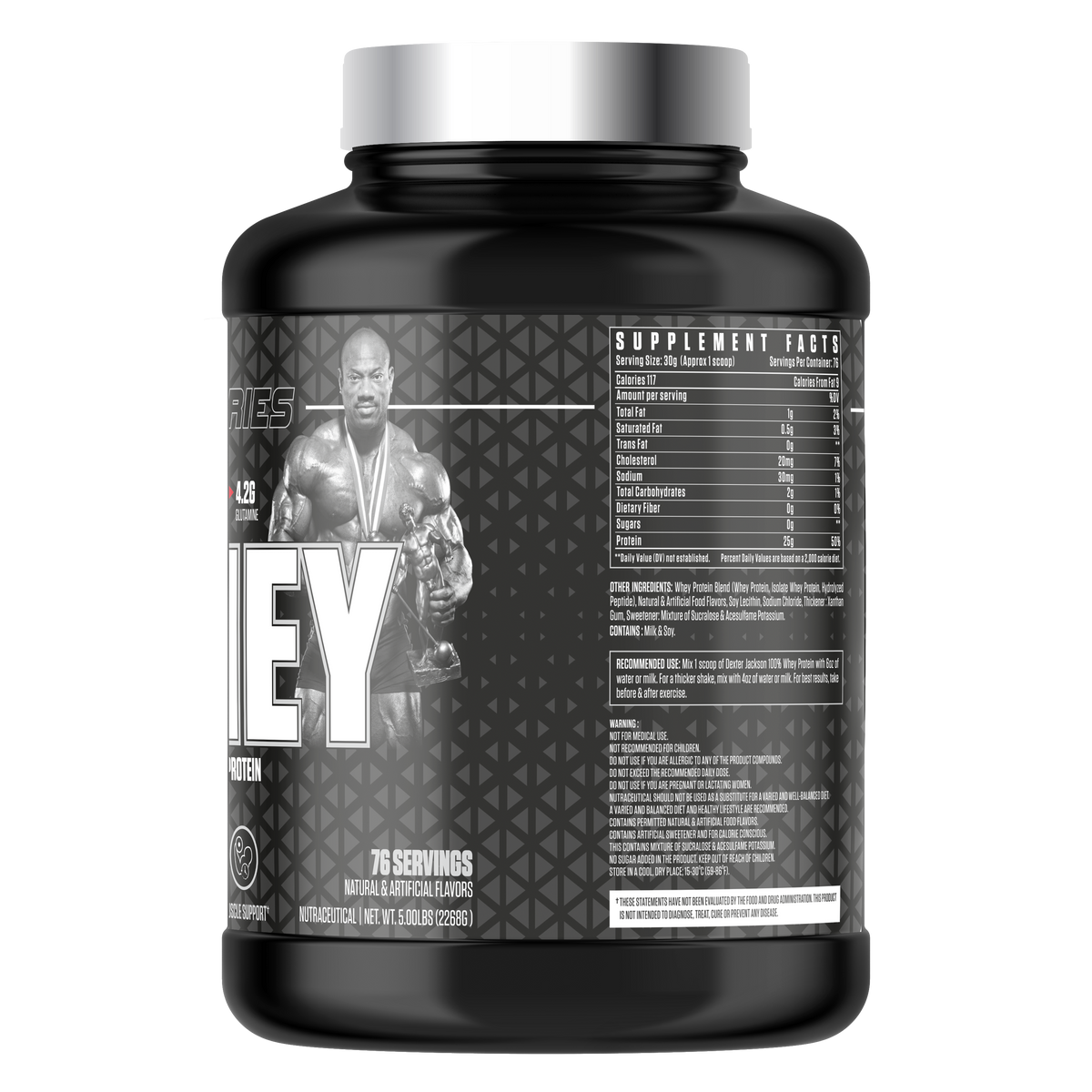 Dexter Jackson Black Series Whey 5 Lbs (Strawberry)