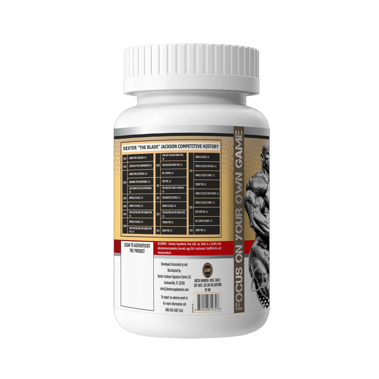 Dexter Jackson Gold Signature Series Testo Gold | 60 Tablets