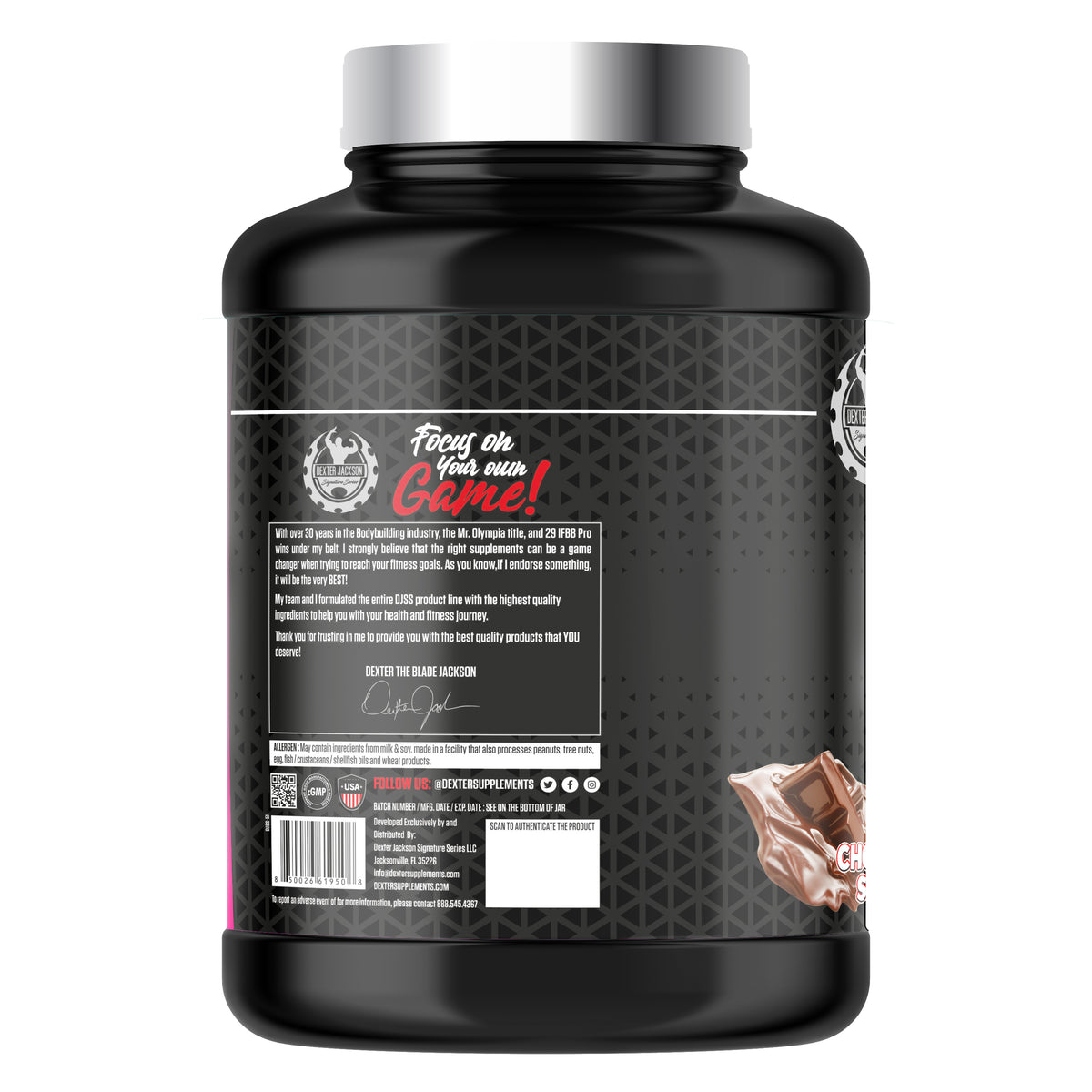 Dexter Jackson Black Series Whey 5 Lbs (Chocolate Splash)