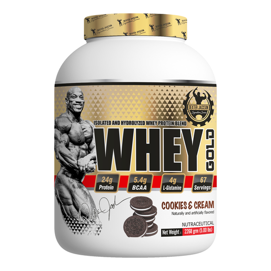 Dexter Jackson Gold Signature Series Whey Gold Protein 5 LBS - Cookies & Cream